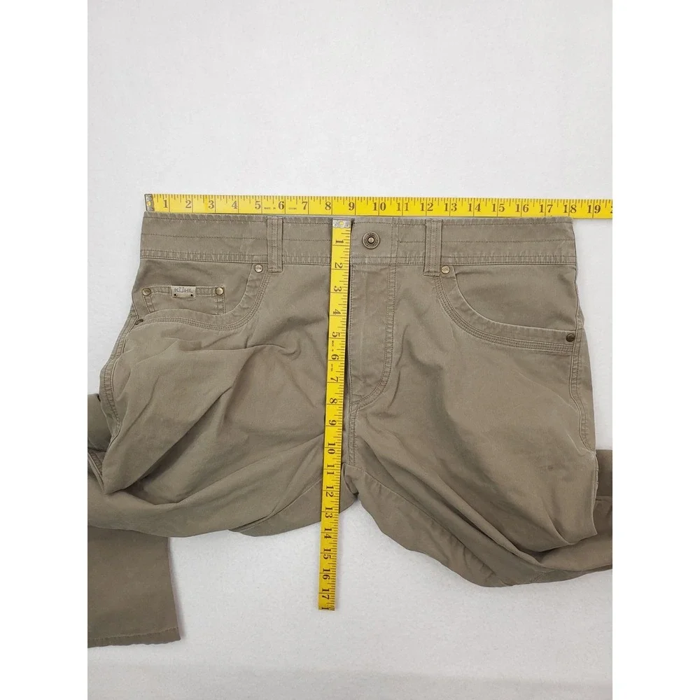 Kuhl Pants Mens 36x30 Taupe Revolvr Rogue Vintage Patina Dye Relaxed Tapered